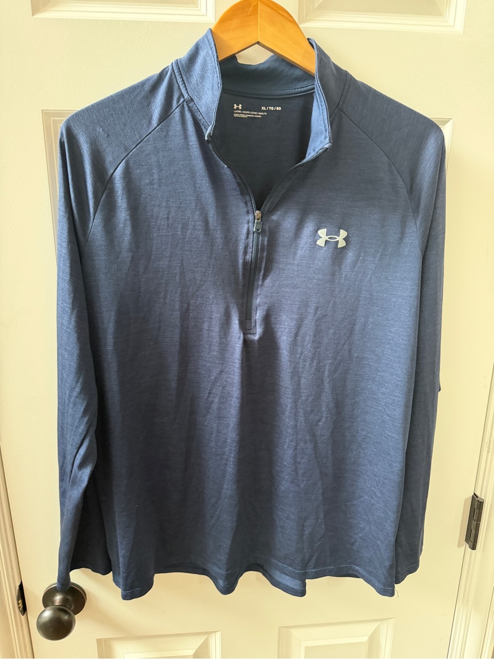 Under Armour Men's Navy Blue Quarter-Zip Pullover
